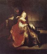 REMBRANDT Harmenszoon van Rijn Esther Preparing to Intercede with Abasuerus china oil painting reproduction